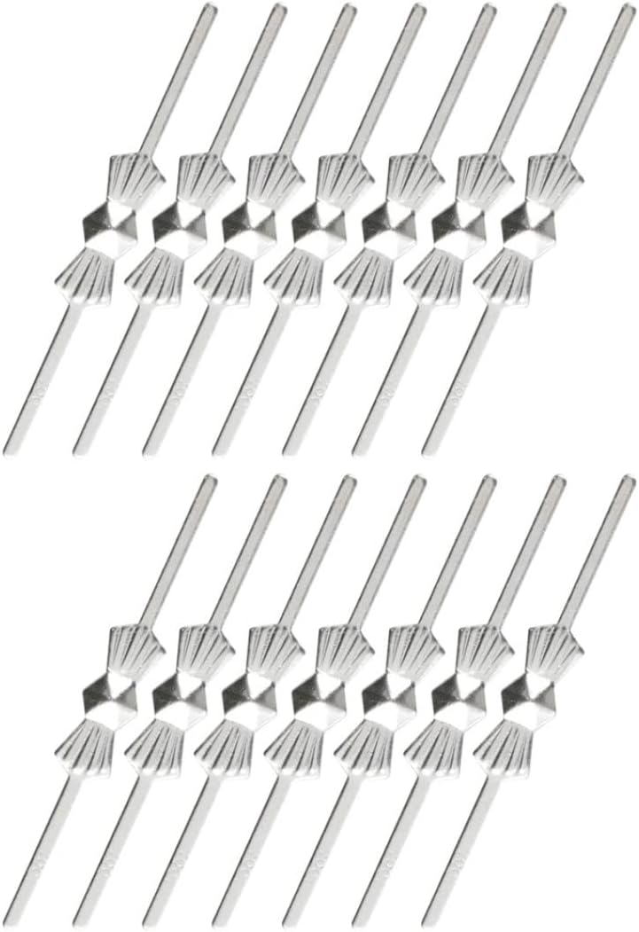 woobles Chandelier Lamp Part Connectors, Chandelier Connectors Clips Pins Bow Tie Crystals Connector Fastening Lamp Part Tool Silver 300PCS - Image 1